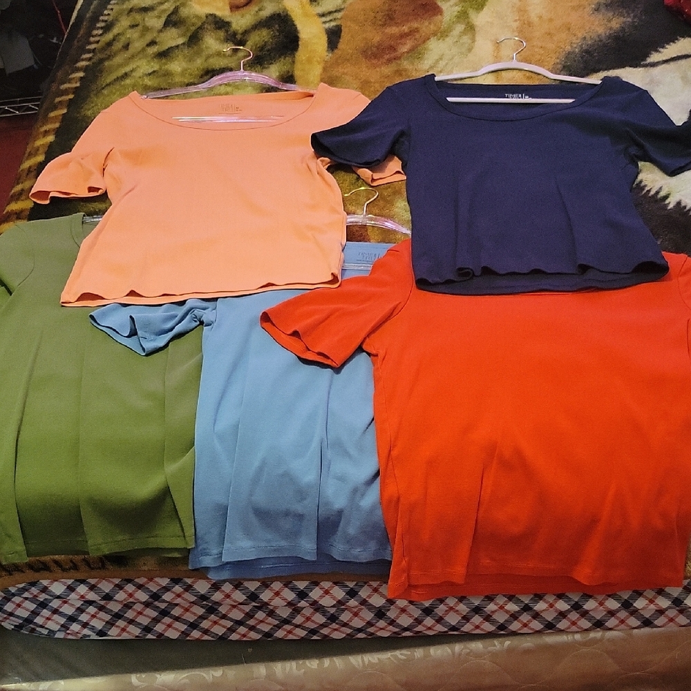 Time And Tru 3/4 Sleeves Blouse Bundle